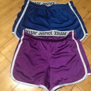 Pair of JUSTICE Athletic Shorts